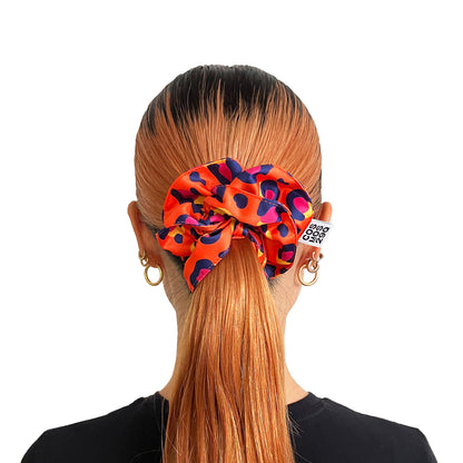 Scrunchie COCO - 'POP LEOPARD'